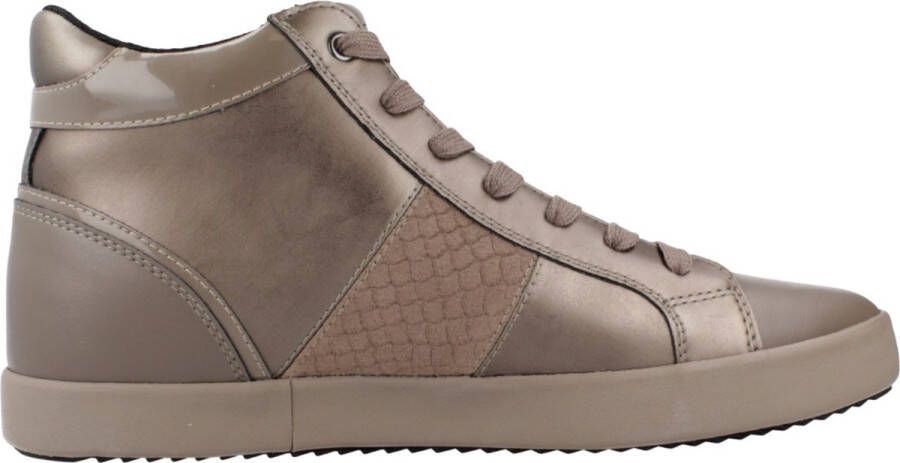 Geox Bloemen Sneakers voor Vrouwen Brown Dames