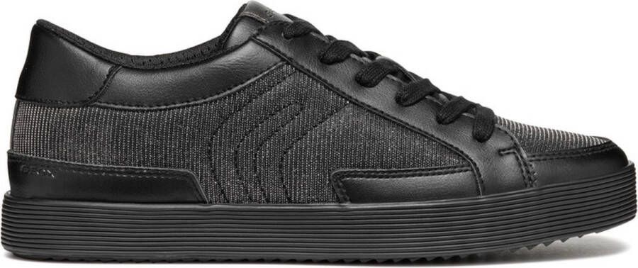 GEOX D BLOMIEE Dames Veterschoenen BLACK