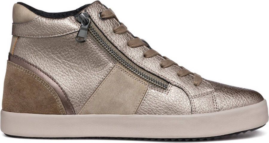 GEOX D BLOMIEE Dames Veterschoenen TAUPE