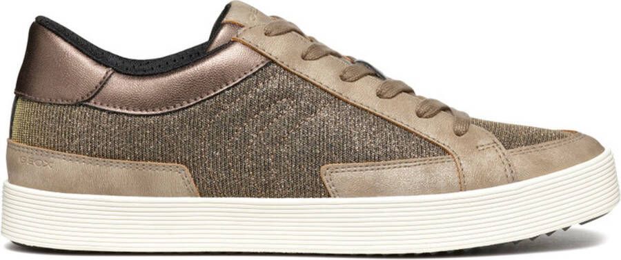 GEOX D BLOMIEE Dames Veterschoenen TAUPE