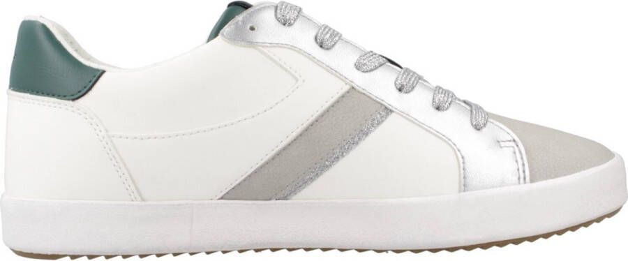 Geox Casual Sneakers met Bloemenpatroon White Dames