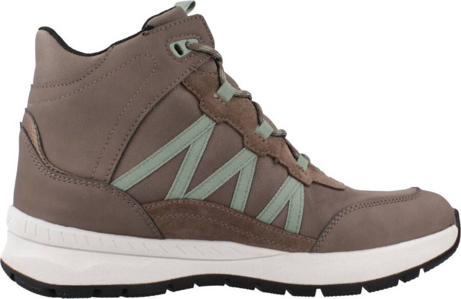 Geox Stijlvolle Lace-up Laarzen voor Mannen Brown Dames