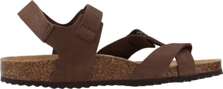 Geox Stijlvolle platte sandalen voor vrouwen Brown Dames