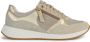 Geox Beige Casual Textiel Sneakers met 4cm Rubberen Zool Beige Dames - Thumbnail 1