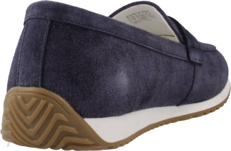 Geox Stijlvolle Loafers voor Vrouwen Blue Dames