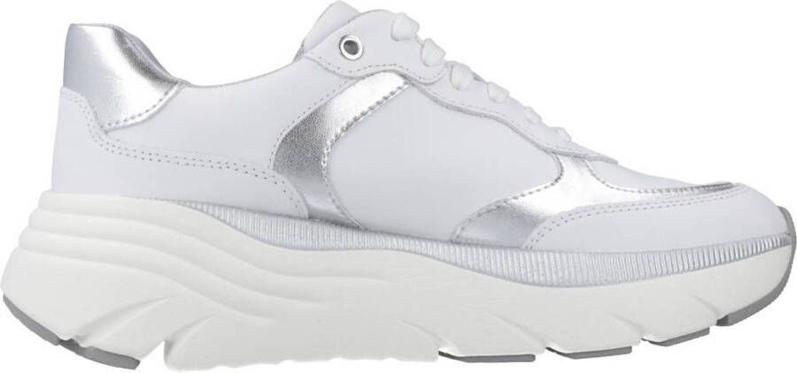 Geox Stijlvolle Ademende Sneakers White Dames