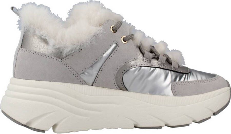 Geox Diamanta Stijlvolle Sneakers voor Vrouwen Gray Dames