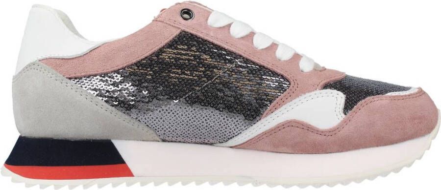 Geox Stijlvolle Casual Sneakers voor Vrouwen Pink Dames