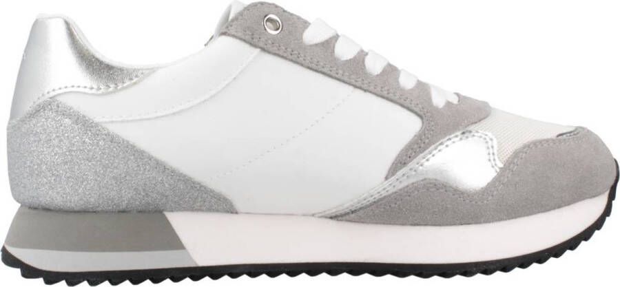 Geox Stijlvolle Casual Sneakers voor Vrouwen White Dames