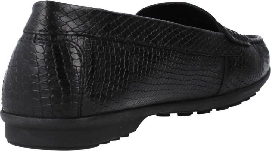 Geox Stijlvolle Comfortabele Loafers Vrouwen Black Dames