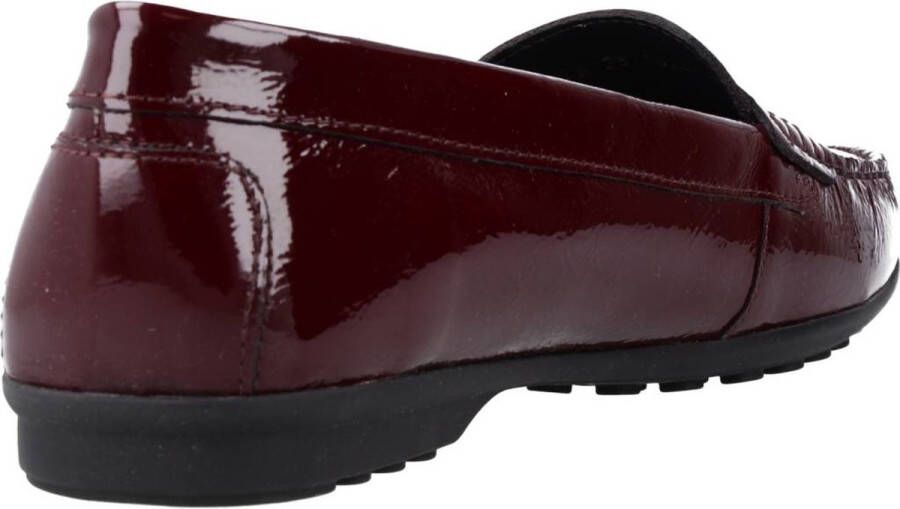 Geox Stijlvolle Comfortabele Loafers voor Vrouwen Red Dames