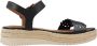 Geox Flat Sandals Black Dames - Thumbnail 1