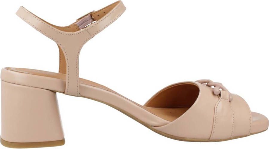 Geox Elegant Sandal Heels Beige Dames