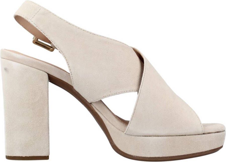 Geox High Heel Sandals Beige Dames