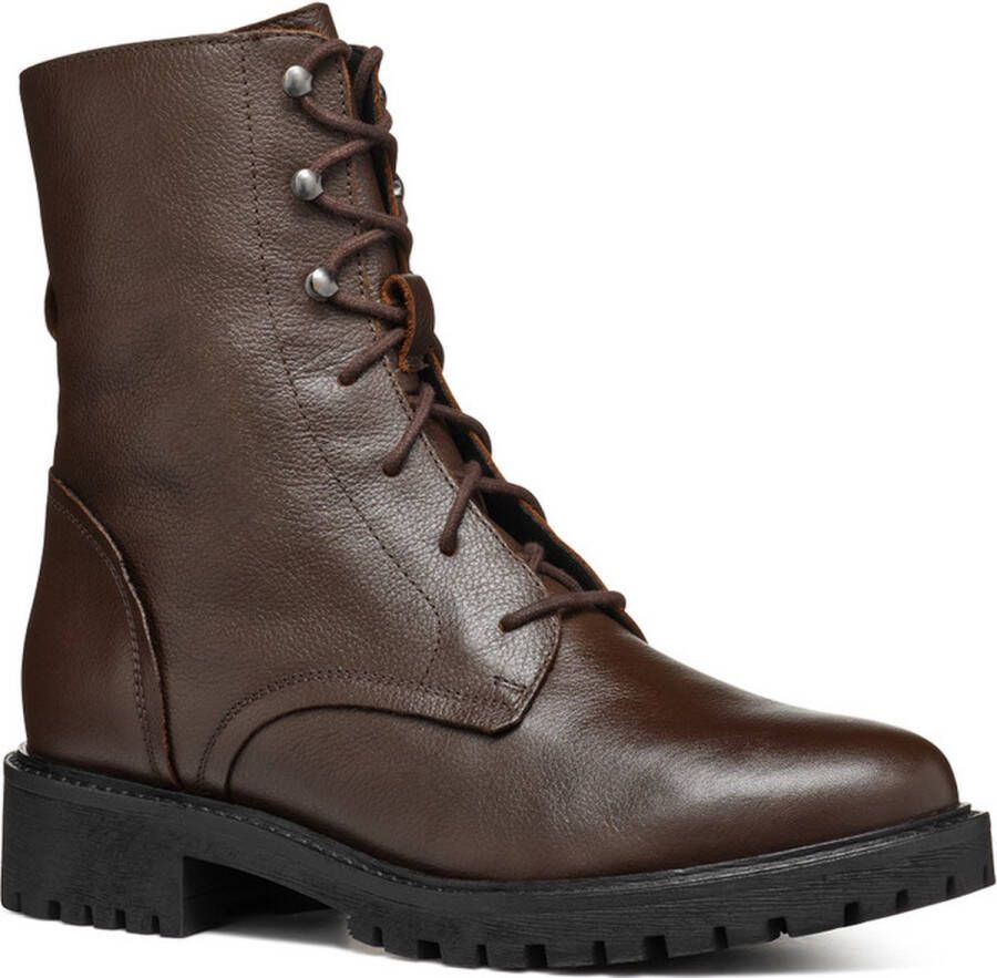 GEOX D HOARA Dames Laarzen DK BROWN