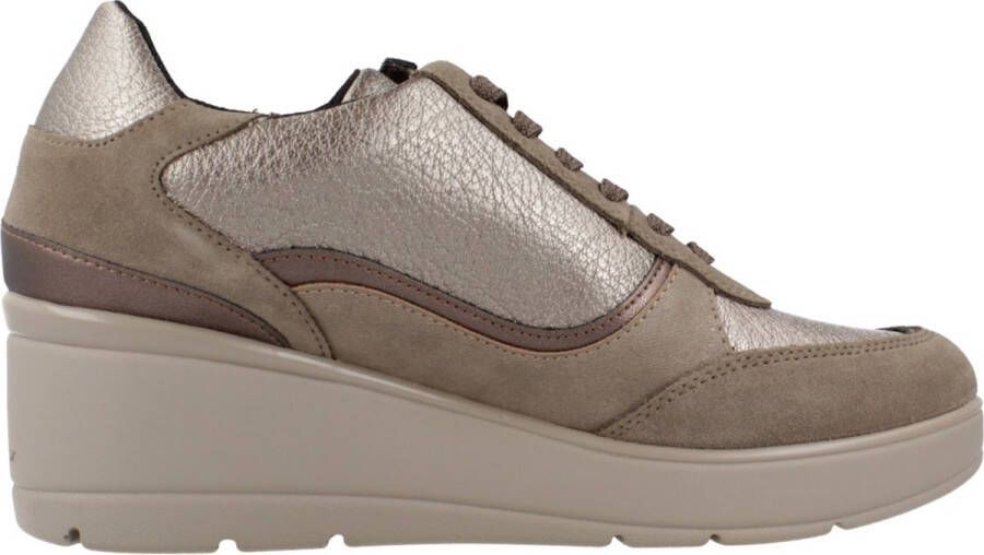 Geox Stijlvolle Sneakers voor dagelijks gebruik Brown Dames