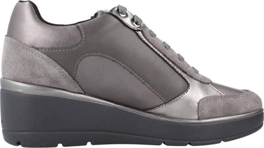 Geox Stijlvolle Casual Sneakers voor Vrouwen Gray Dames