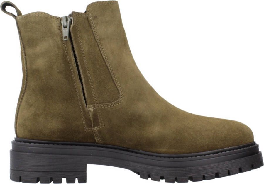 Geox Stijlvolle Chelsea Boots met Iridea Design Green Dames