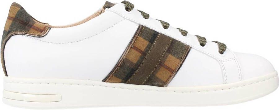 Geox Sneakers met ronde neus en versierde details White Dames