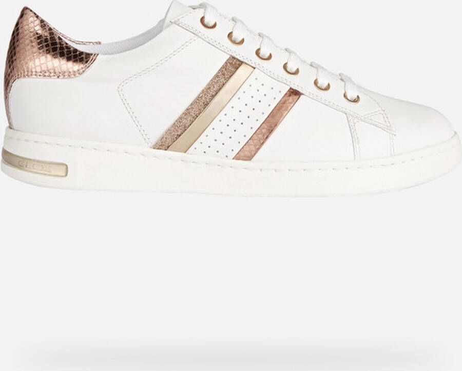 GEOX D JAYSEN vrouwen Sneakers wit rose goud