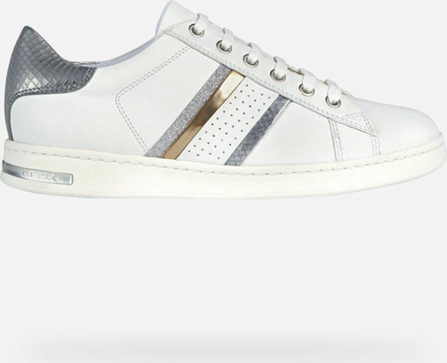 GEOX D JAYSEN vrouwen Sneakers wit silver