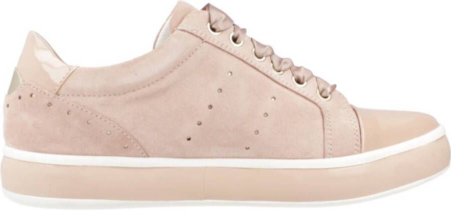 Geox Stijlvolle Damessneakers Beige Dames