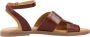 Geox Stijlvolle platte sandalen voor vrouwen Brown Dames - Thumbnail 1