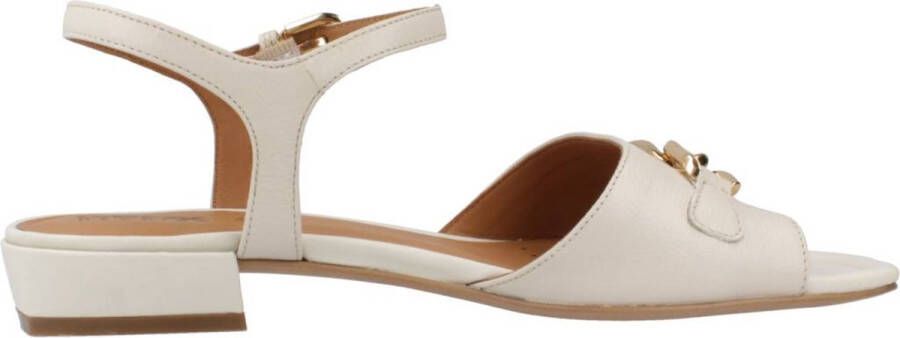 Geox Moderne Platte Sandalen Beige Dames