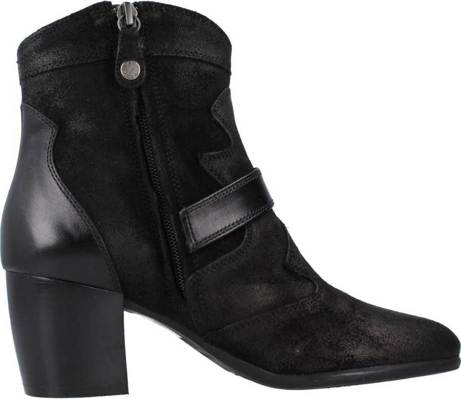 Geox Elegant Heeled Boots Black Dames