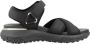 Geox Comfortabele platte sandalen voor vrouwen Black Dames - Thumbnail 1