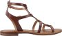 Geox Stijlvolle platte sandalen voor vrouwen Brown Dames - Thumbnail 1