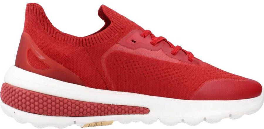 Geox Stijlvolle Casual Sneakers voor Vrouwen Red Dames