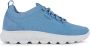 GEOX D Spherica Dames Sneakers Blauw - Thumbnail 1