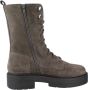 Geox Stijlvolle Lace-up Laarzen Gray Dames - Thumbnail 1