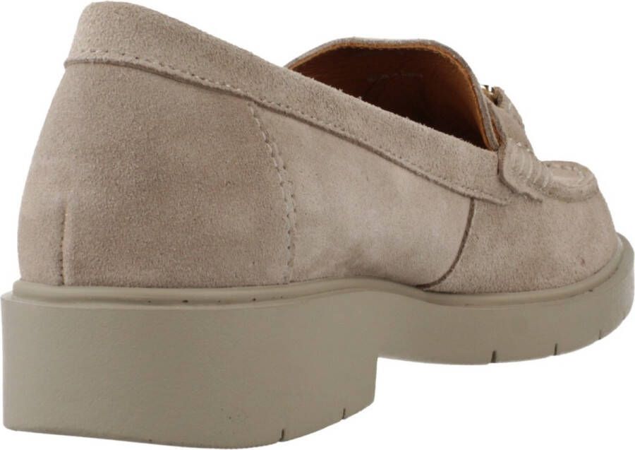 Geox Beige Loafers voor Vrouwen Beige Dames