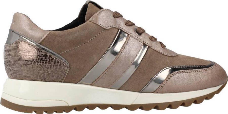 Geox Stijlvolle Casual Sneakers voor Vrouwen Brown Dames