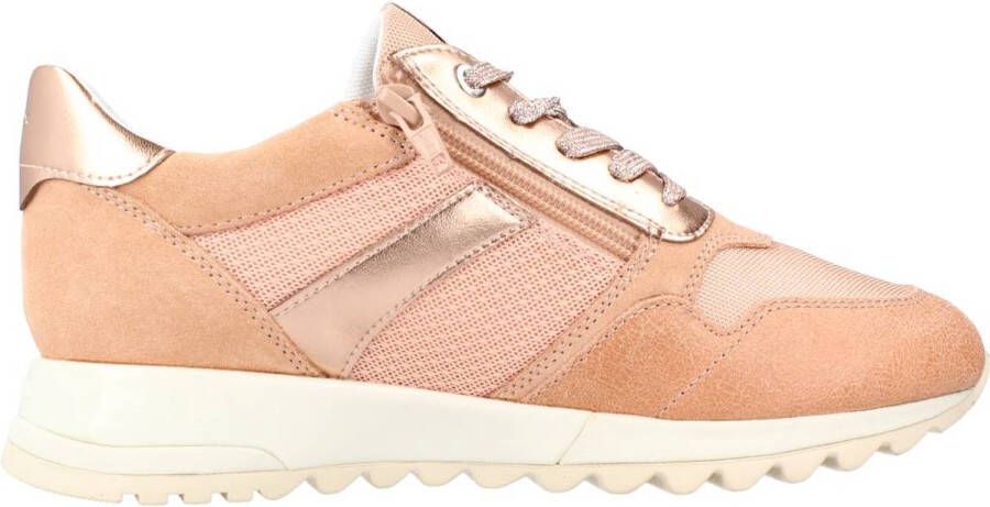 Geox Stijlvolle Casual Sneakers voor Vrouwen Orange Dames