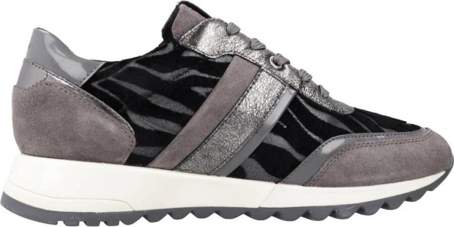 Geox Stijlvolle Casual Sneakers voor Vrouwen Gray Dames