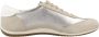 GEOX VEGA DAMES Sneakers LICHT TAUPE LICHTGOUD - Thumbnail 4