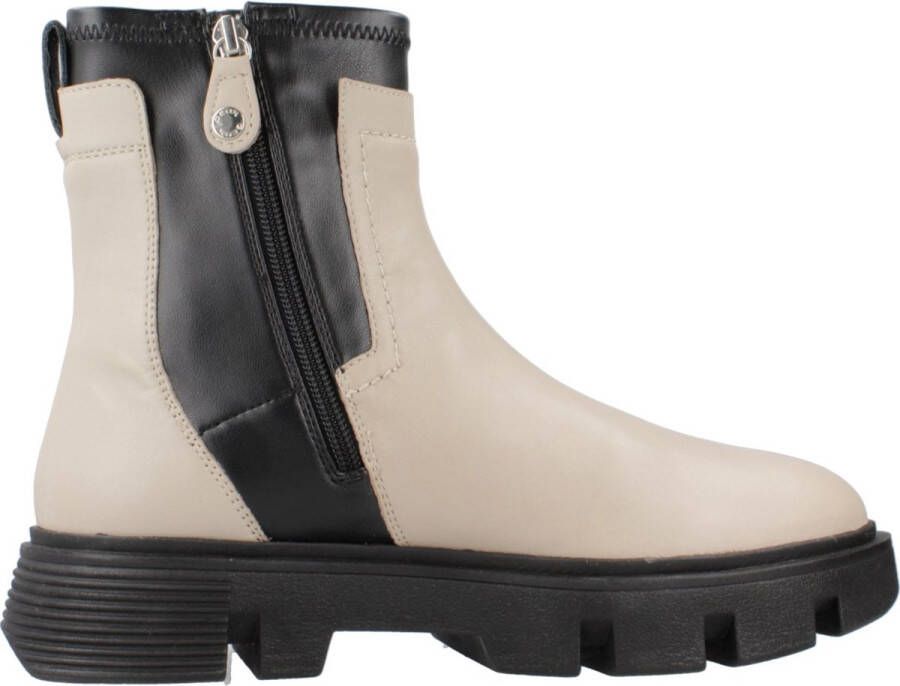 Geox Stijlvolle Chelsea Boots voor vrouwen Beige Dames