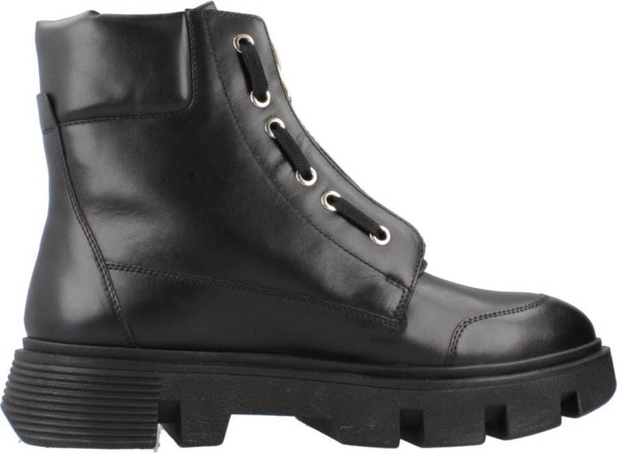 Geox Stijlvolle Lace-up Boots Vilde Black Dames