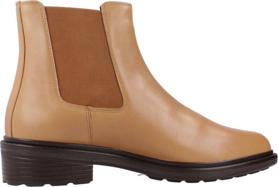 Geox Stijlvolle Chelsea Boots voor wandelplezier Brown Dames