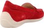 Geox Business Shoes Loafers Red Beige Dames - Thumbnail 1