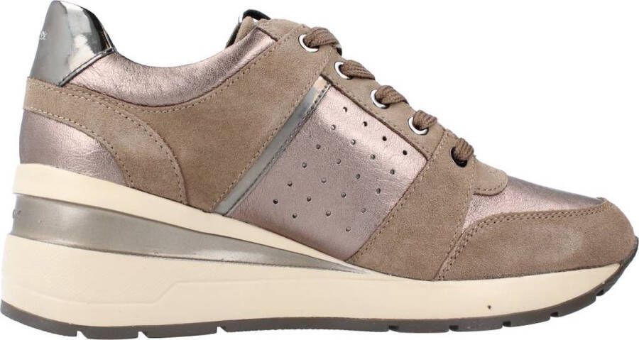 Geox Stijlvolle Casual Sneakers voor Vrouwen Brown Dames