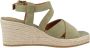 GEOX D35uyb00022 Panarea Espadrilles Groen Vrouw - Thumbnail 1