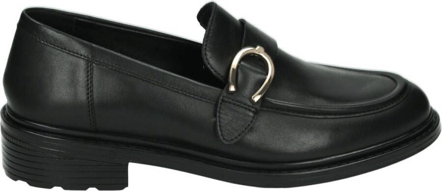 Geox Klassieke Mocassin Schoenen in Brandy Kleur Black Dames