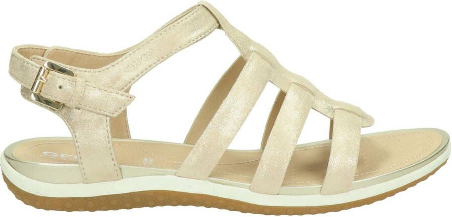 GEOX D72R6A Platte sandalenDames Sandalen Wit beige