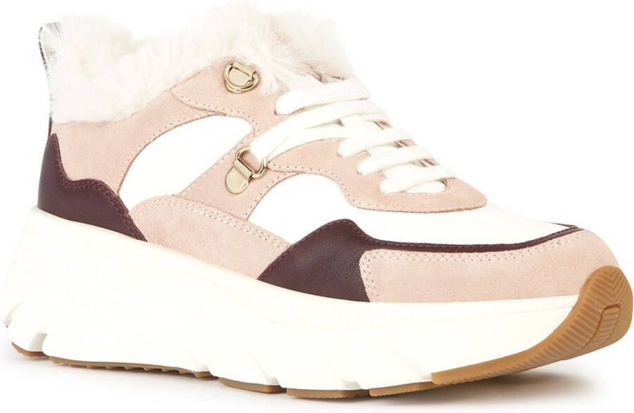 GEOX Diamanta Sneakers Beige Wit Vrouw