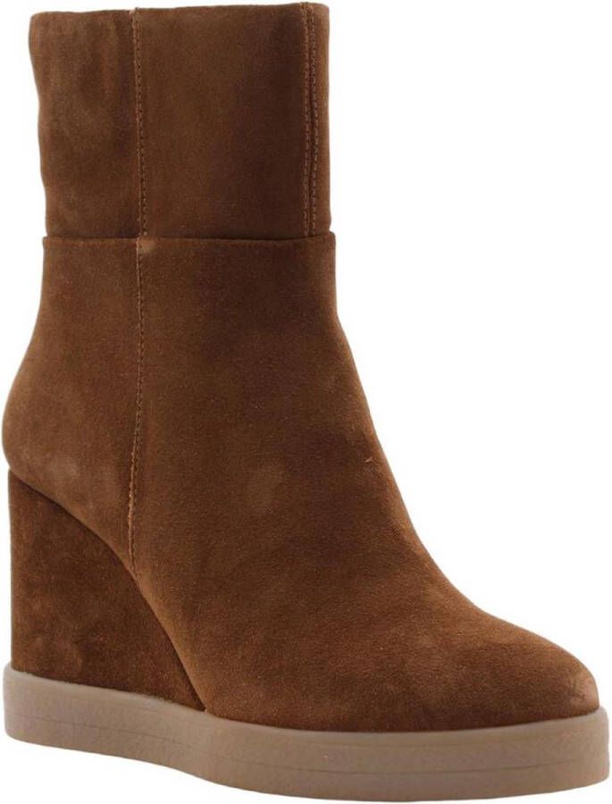 GEOX Elidea Wedge Booties Bruin Vrouw