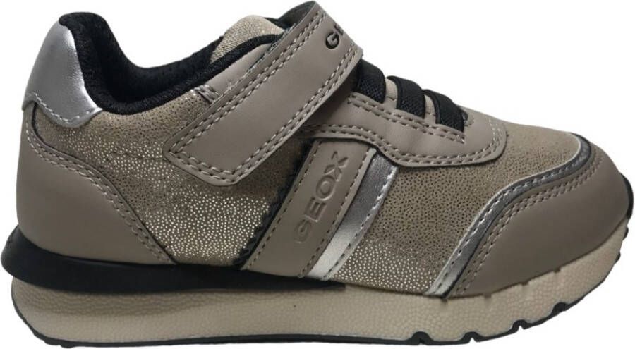 GEOX Fastics velcro elastiek sportieve sneakers beige